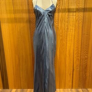Michelle Mason metallic gown